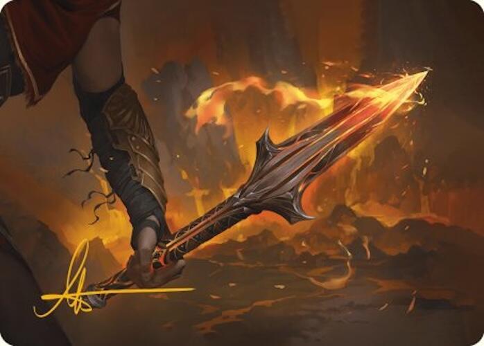 The Spear of Leonidas Art Card (Gold-Stamped Signature) card image