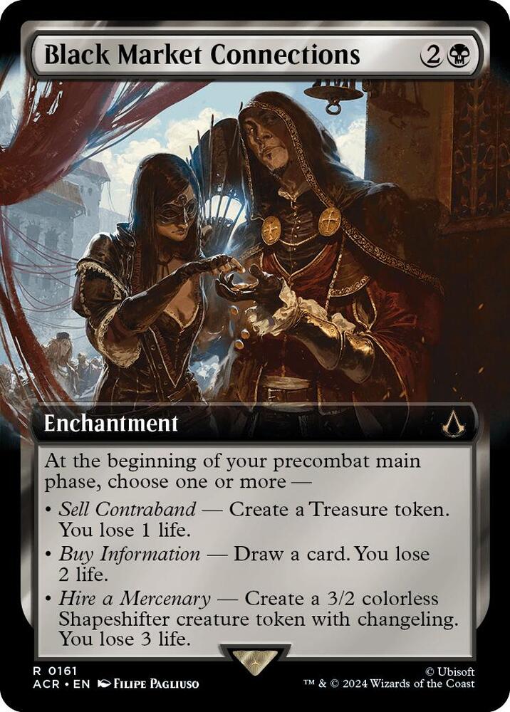 Black Market Connections (Extended Art) card image