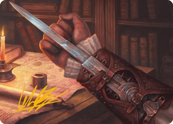 Hidden Blade Art Card (Gold-Stamped Signature) card image
