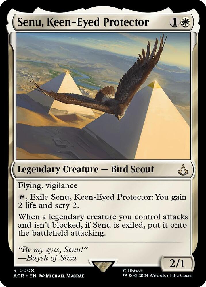 Senu, Keen-Eyed Protector card image