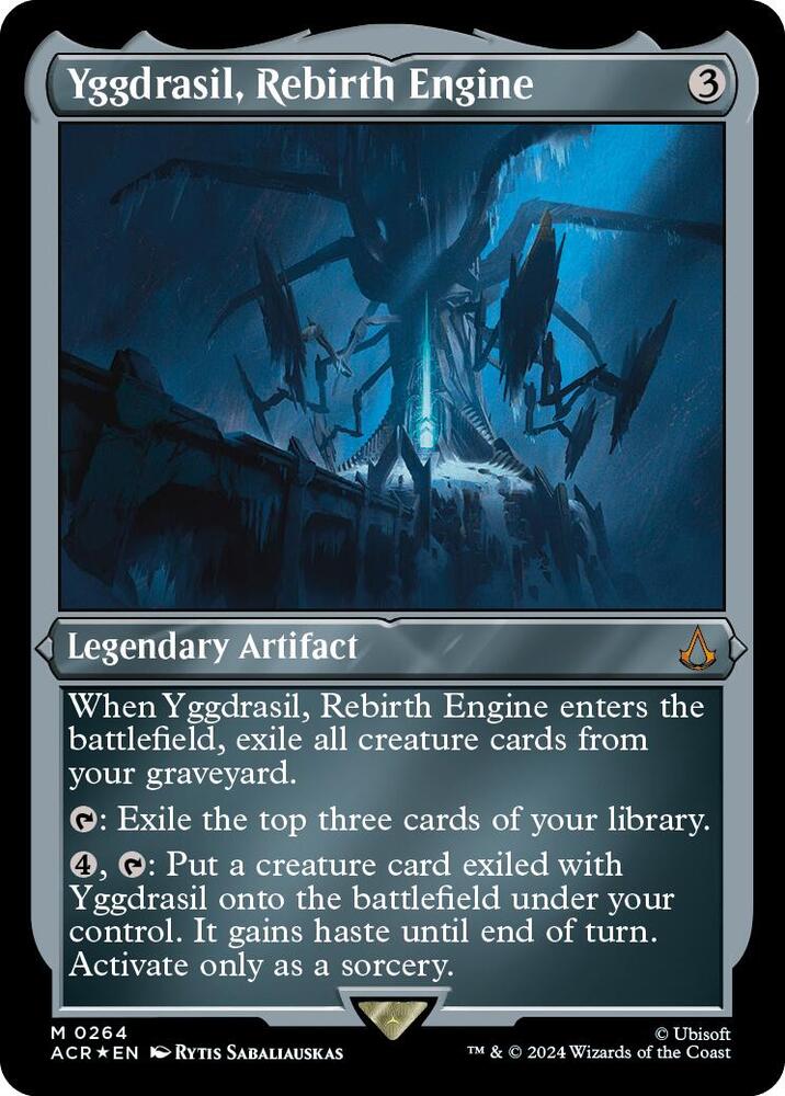 Yggdrasil, Rebirth Engine (Foil Etched) card image