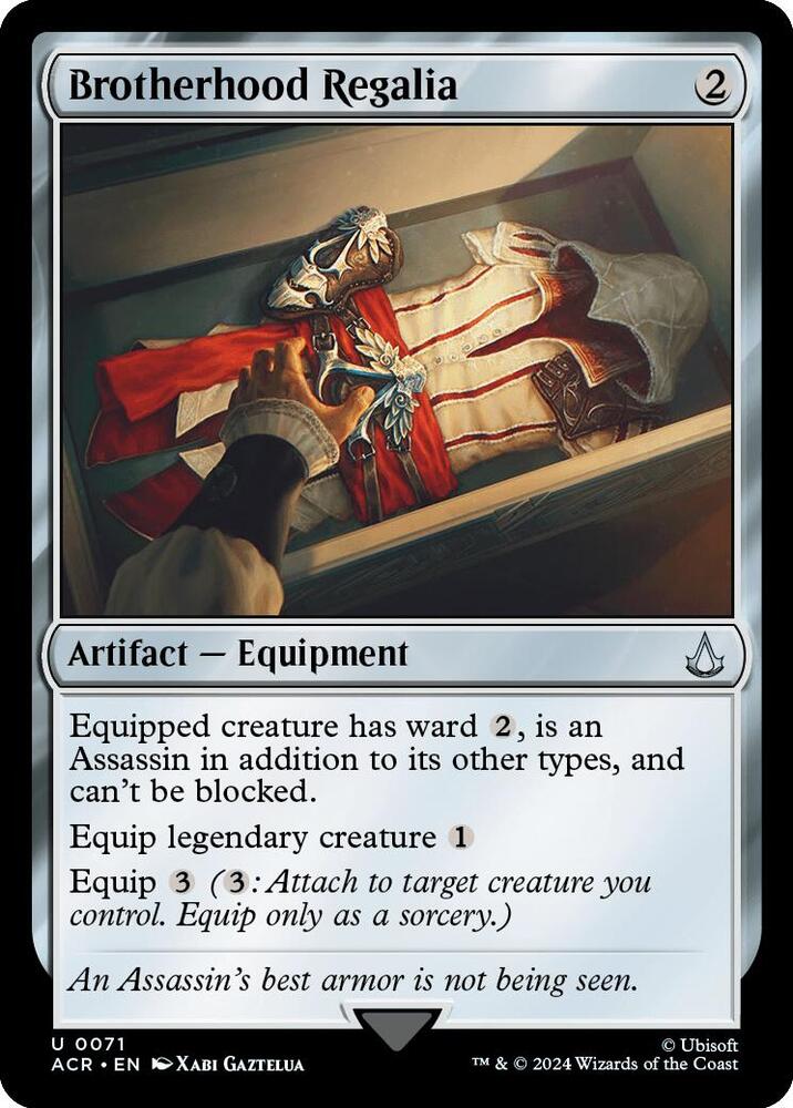 Brotherhood Regalia card image