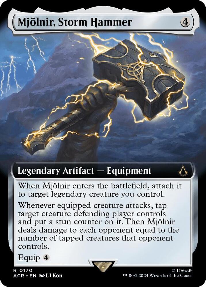 Mjolnir, Storm Hammer (Extended Art) card image