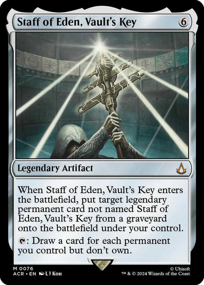 Staff of Eden, Vault's Key card image