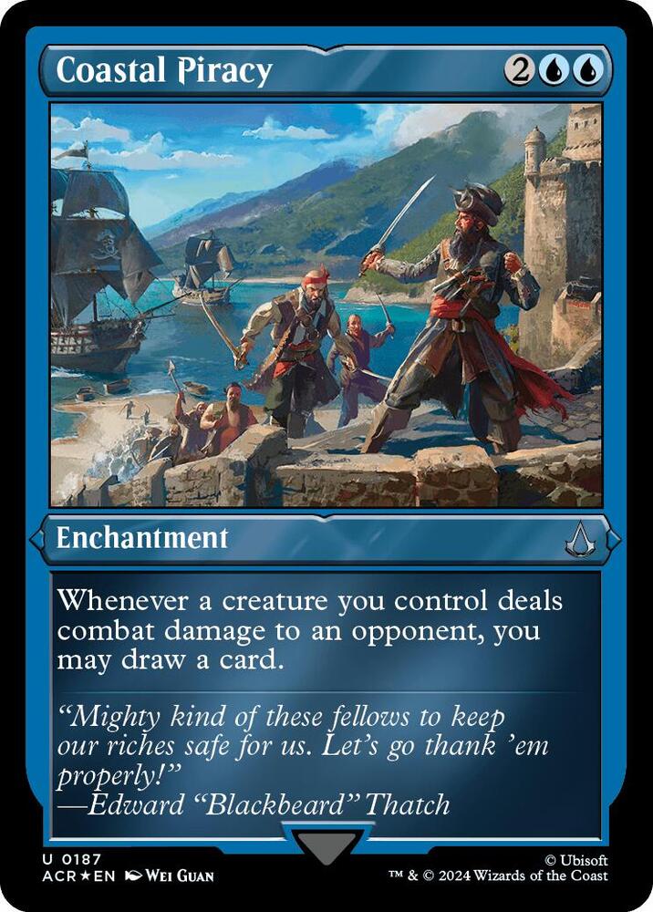 Coastal Piracy (Foil Etched) card image