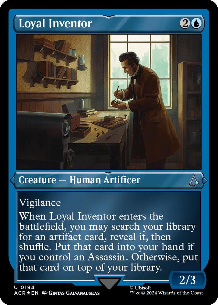 Loyal Inventor (Foil Etched) card image