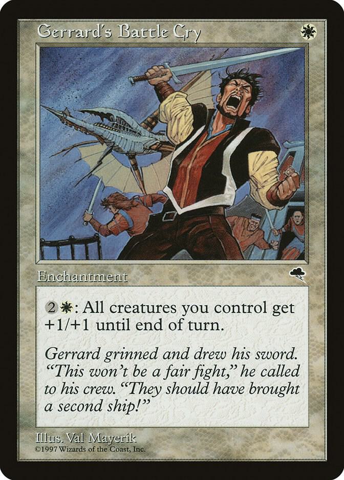 Gerrard's Battle Cry card image