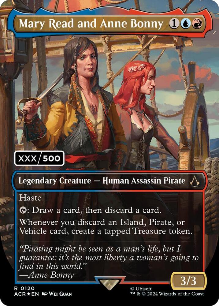 Mary Read and Anne Bonny (English) (Serial Numbered) card image