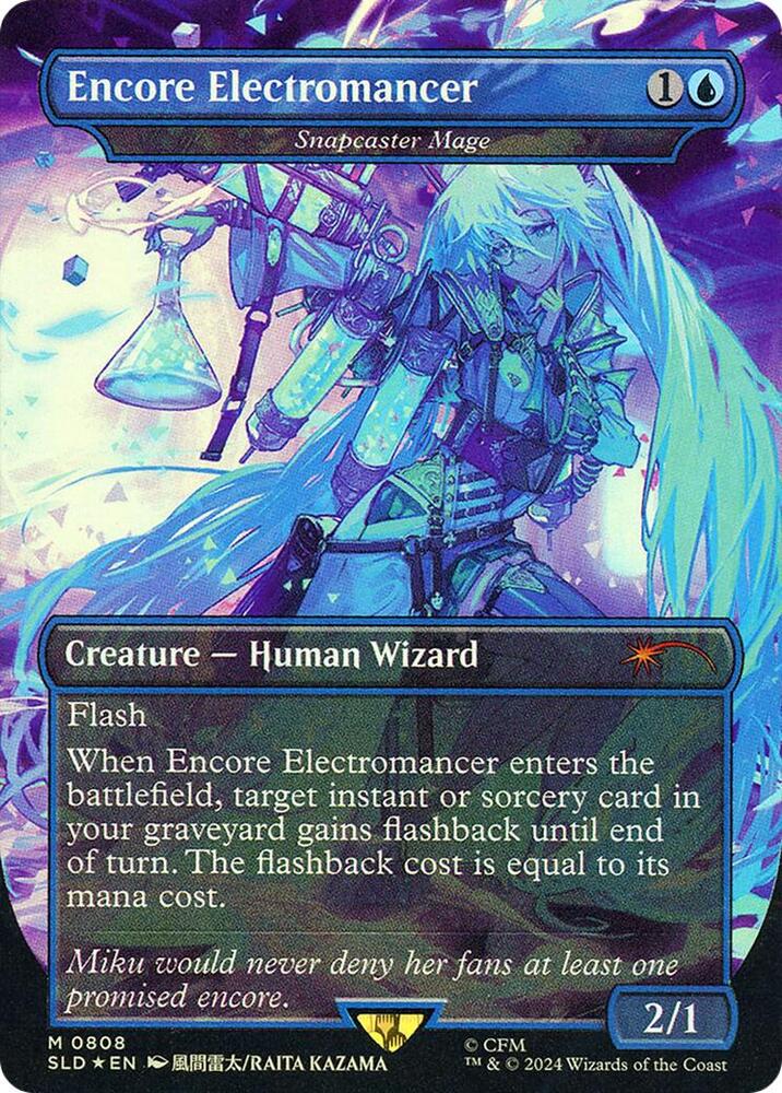 Encore Electromancer - Snapcaster Mage (Rainbow Foil) card image