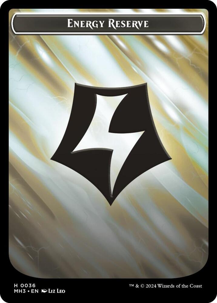 Energy Reserve (Ripple Foil) // Servo Double-Sided Token card image