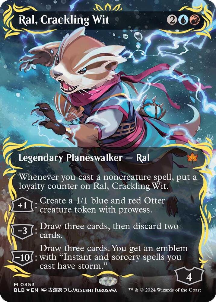 Ral, Crackling Wit (Borderless) (Raised Foil) card image