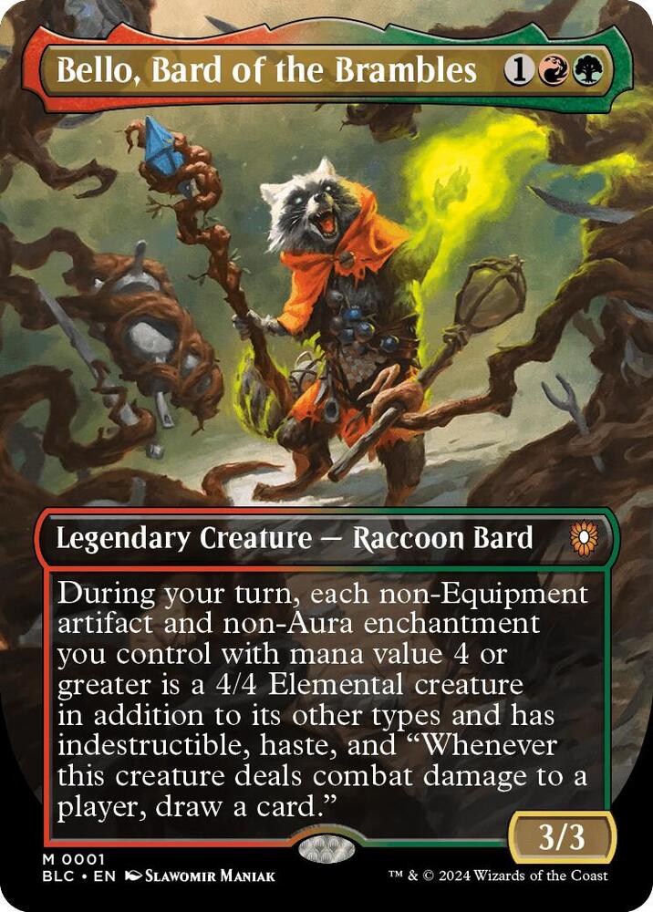 Bello, Bard of the Brambles (Borderless) card image