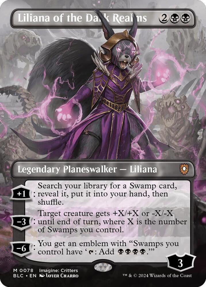 Liliana of the Dark Realms (Borderless) card image