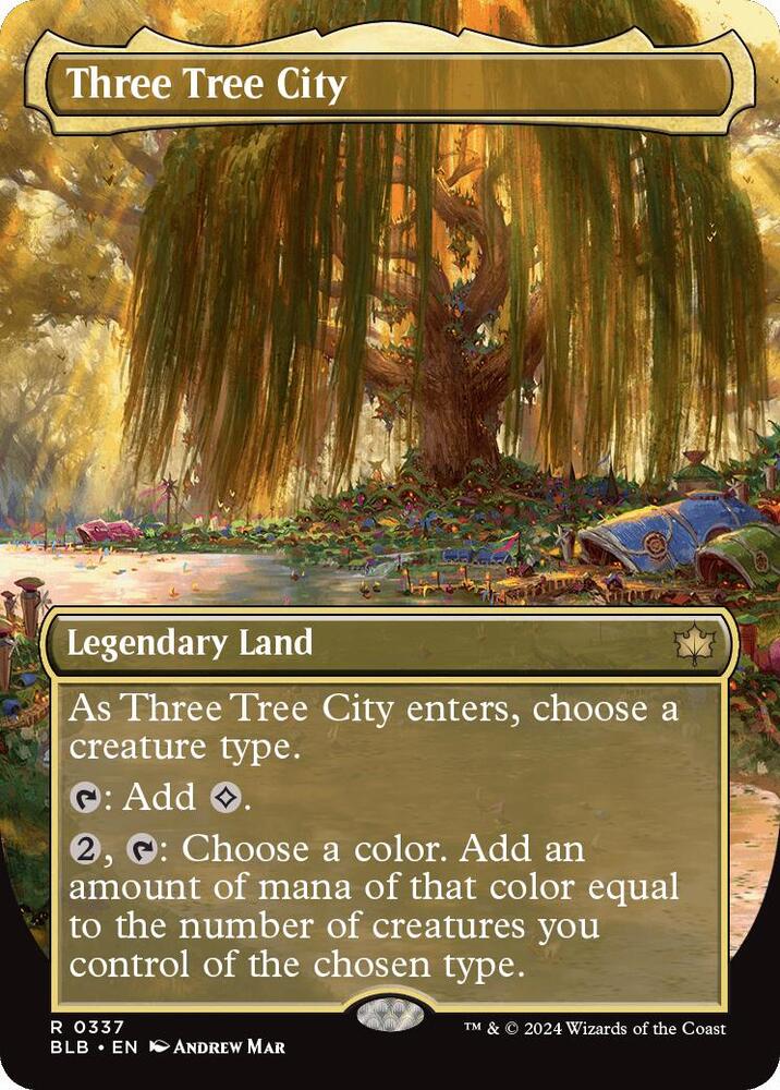 Three Tree City (Borderless) (0337) card image