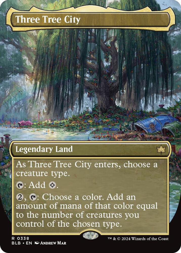 Three Tree City (Borderless) (0338) card image
