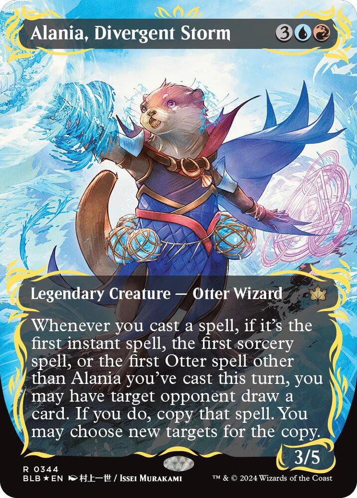 Alania, Divergent Storm (Borderless) (Raised Foil) card image