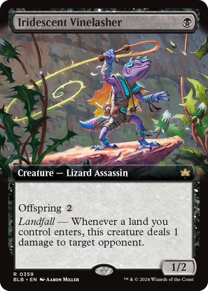 Iridescent Vinelasher (Extended Art) card image