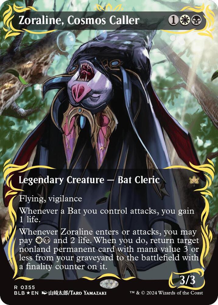Zoraline, Cosmos Caller (Borderless) (Raised Foil) card image