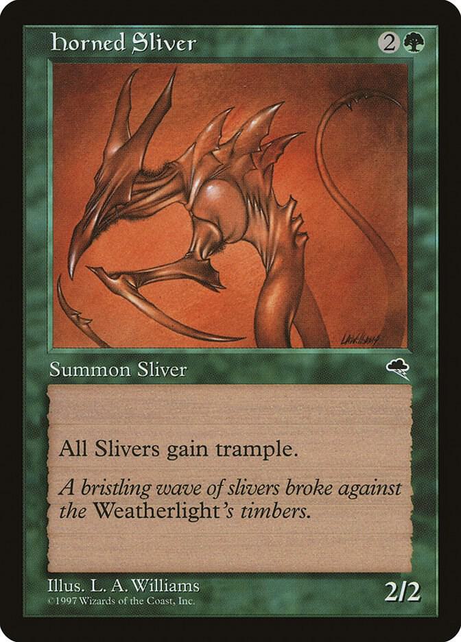 Horned Sliver card image
