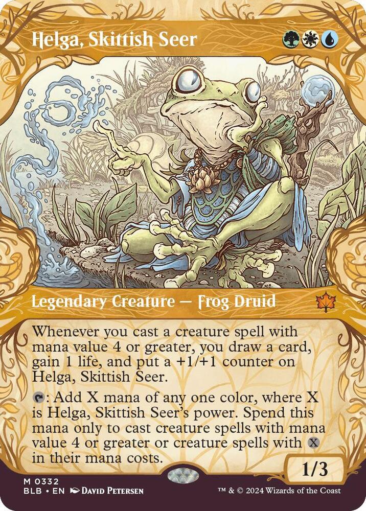 Helga, Skittish Seer (Showcase) card image