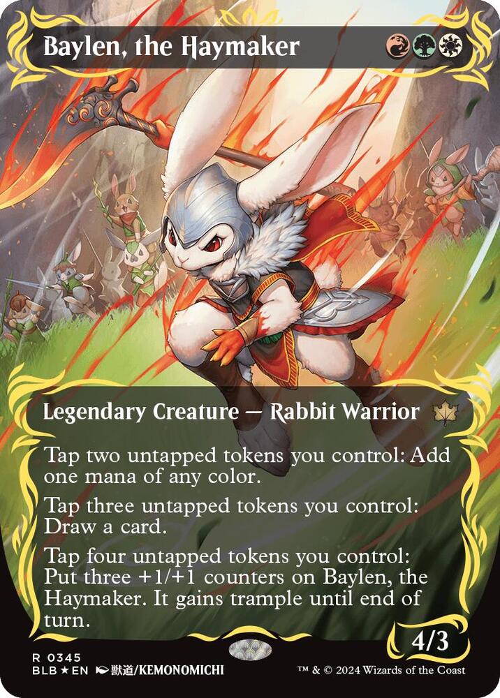 Baylen, the Haymaker (Borderless) (Raised Foil) card image