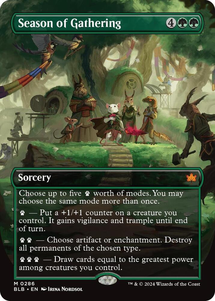 Season of Gathering (Borderless) card image