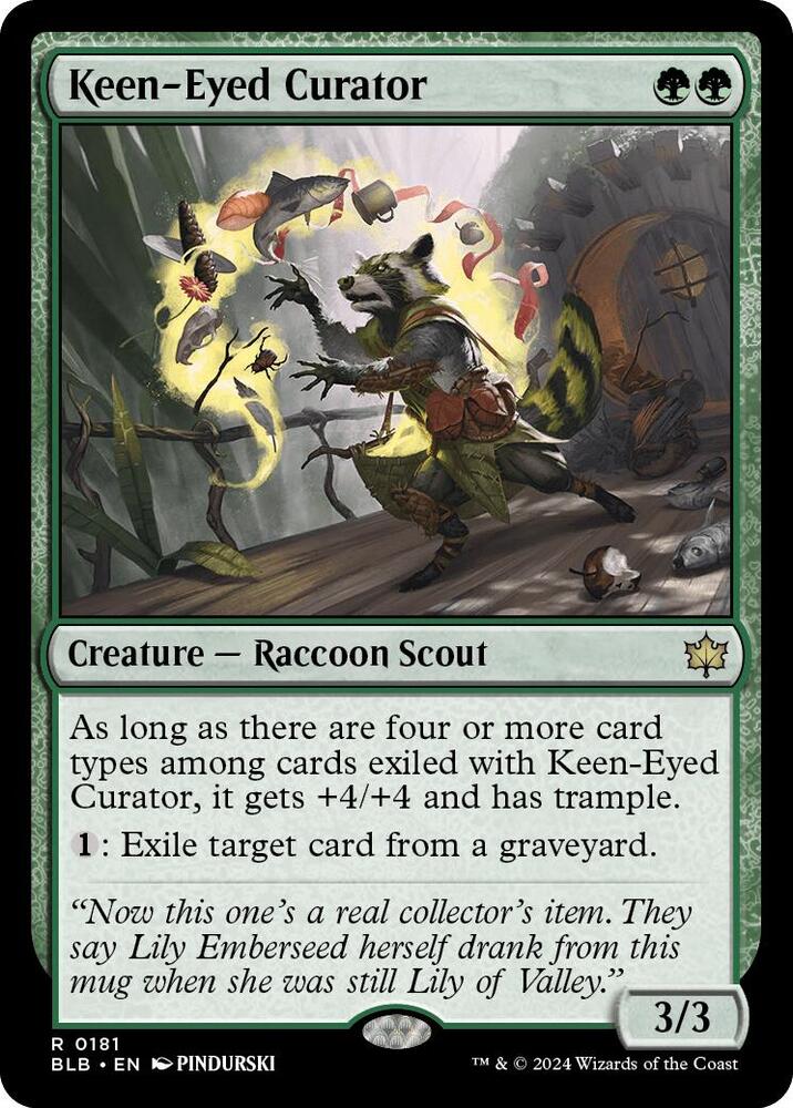 Keen-Eyed Curator card image
