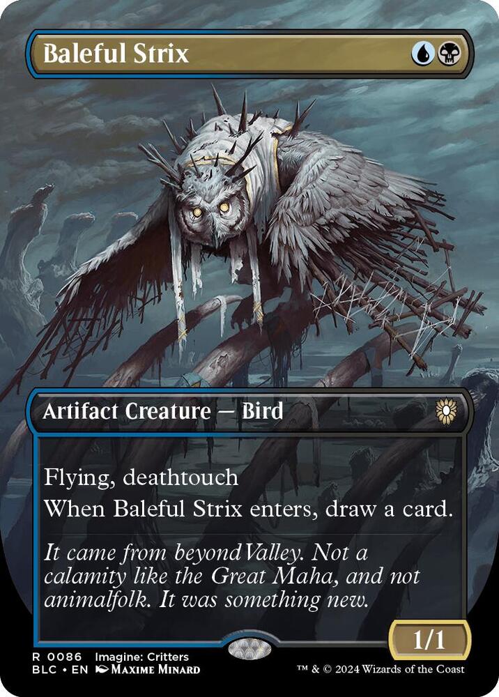 Baleful Strix (Borderless) card image