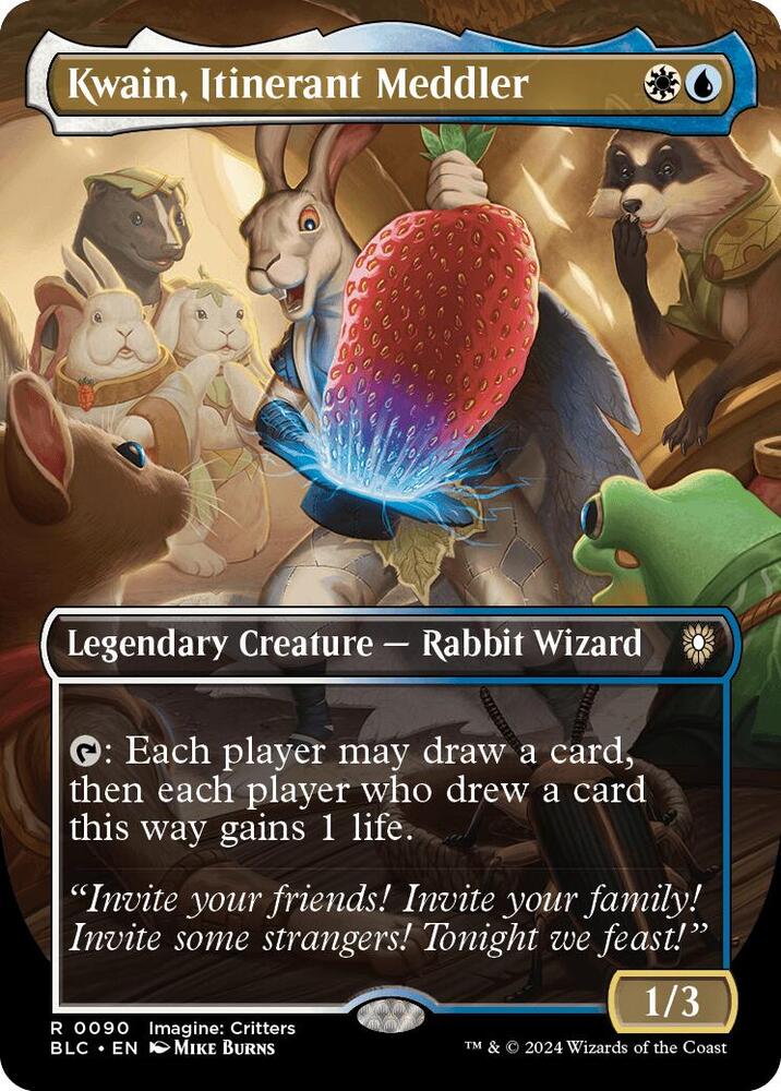 Kwain, Itinerant Meddler (Borderless) card image