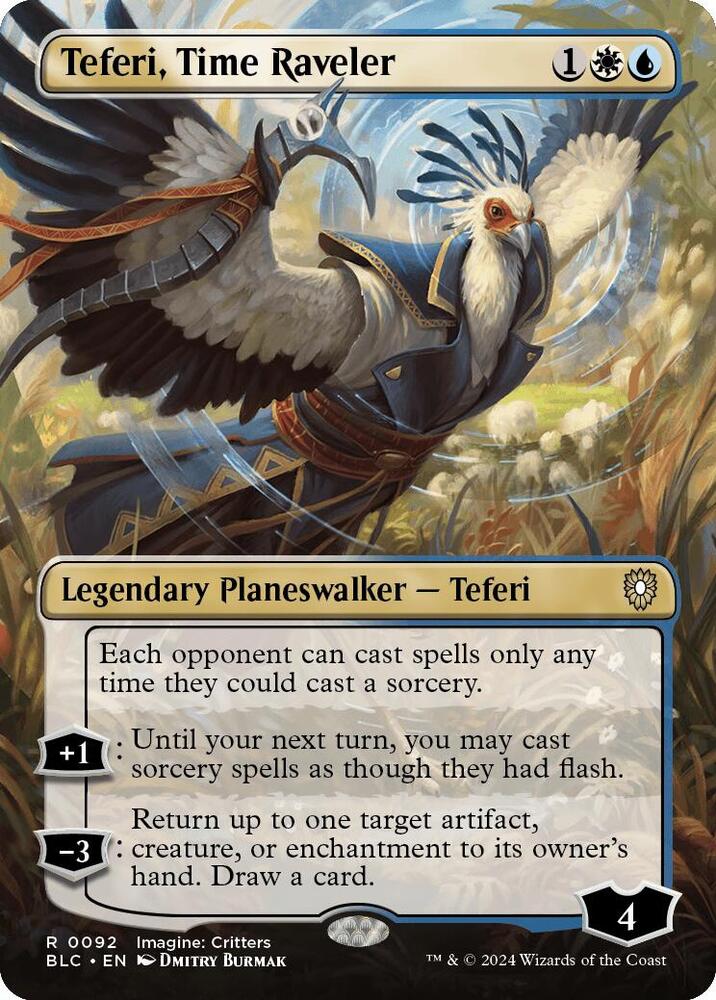 Teferi, Time Raveler (Borderless) card image
