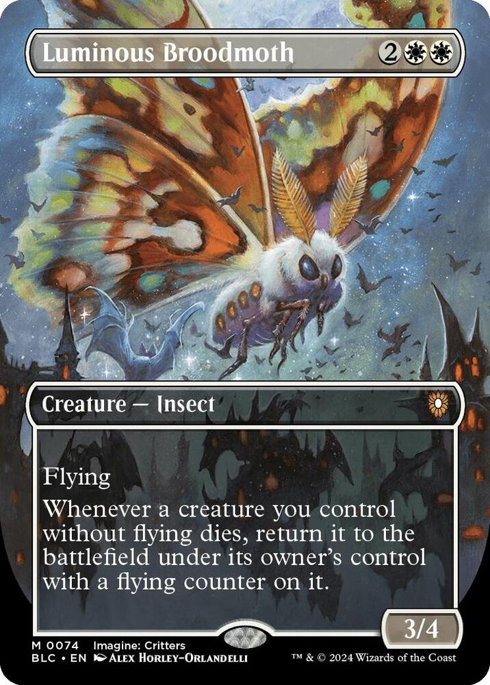 Luminous Broodmoth (Borderless) card image