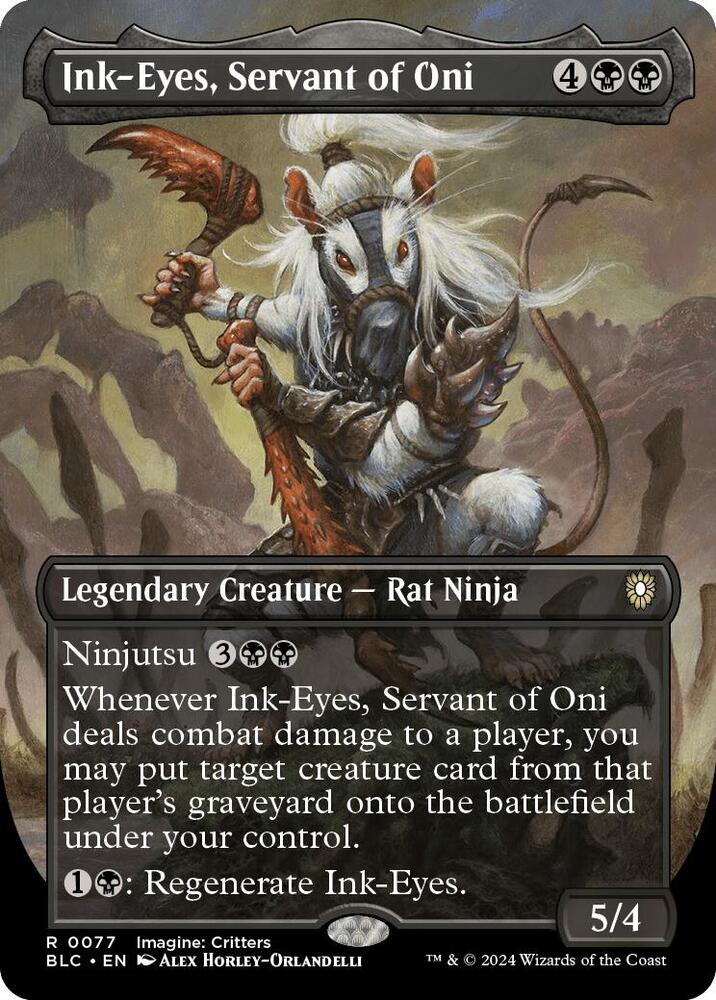 Ink-Eyes, Servant of Oni (Borderless) card image