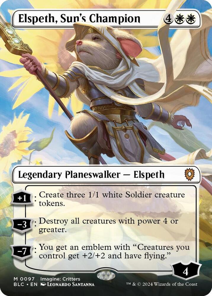 Elspeth, Sun's Champion (Borderless) card image