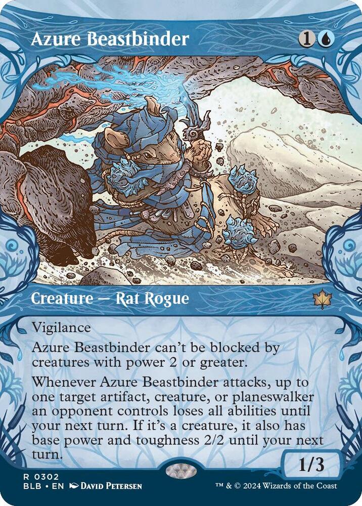 Azure Beastbinder (Showcase) card image