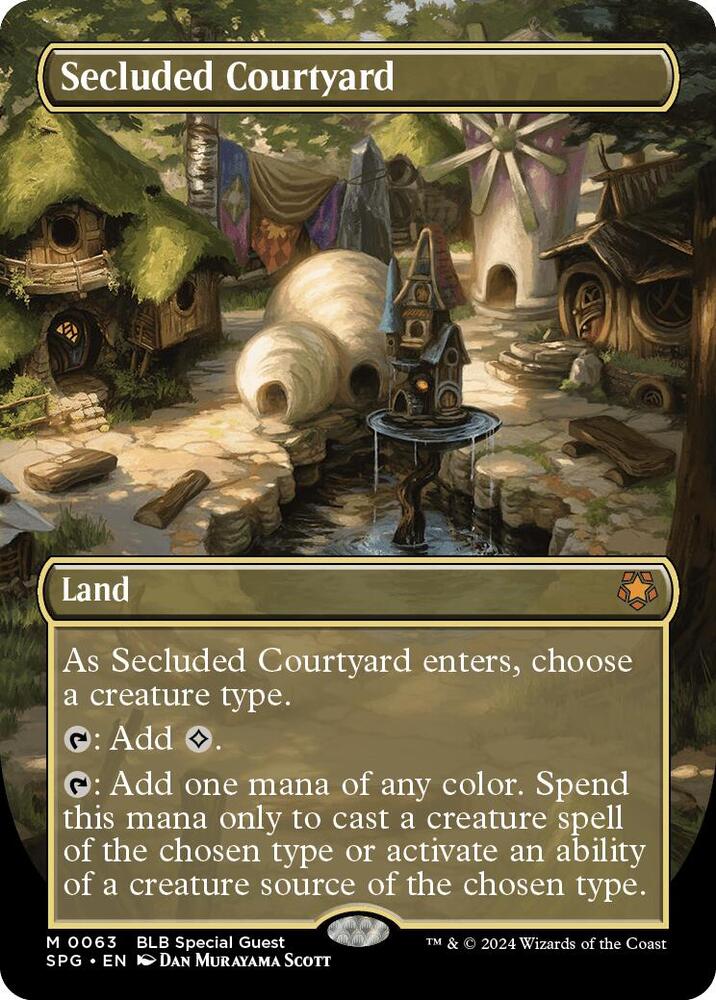 Secluded Courtyard (Borderless) card image