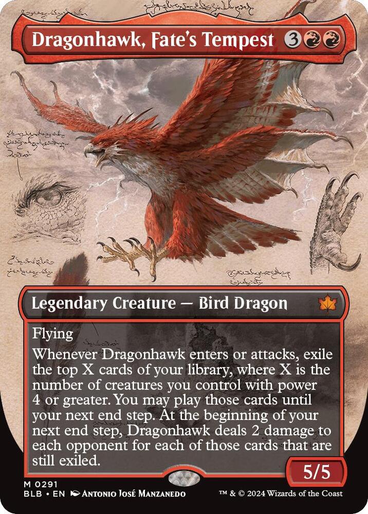 Dragonhawk, Fate's Tempest (Borderless) card image