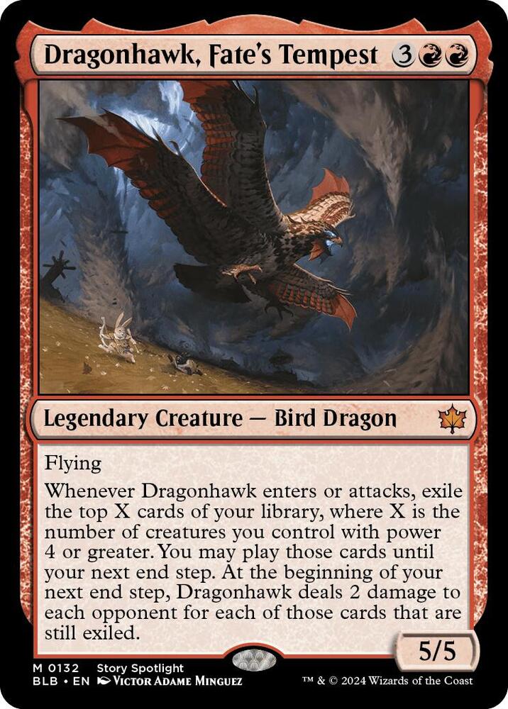 Dragonhawk, Fate's Tempest card image
