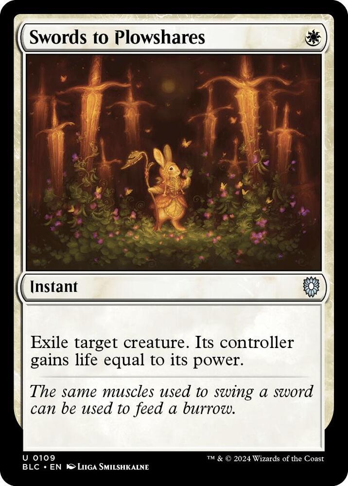 Swords to Plowshares card image