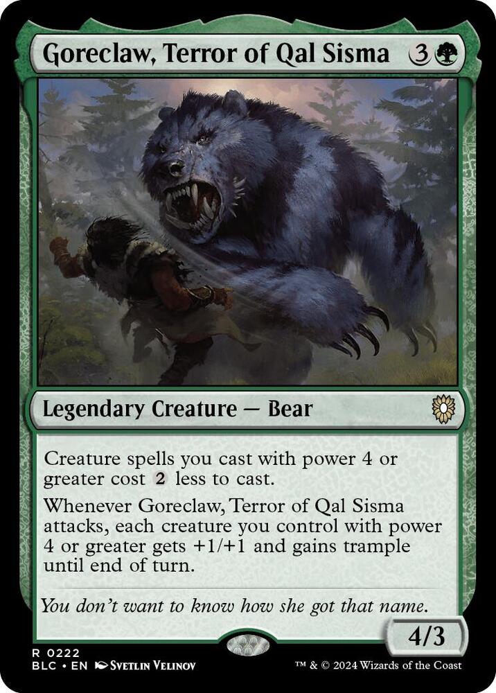 Goreclaw, Terror of Qal Sisma card image