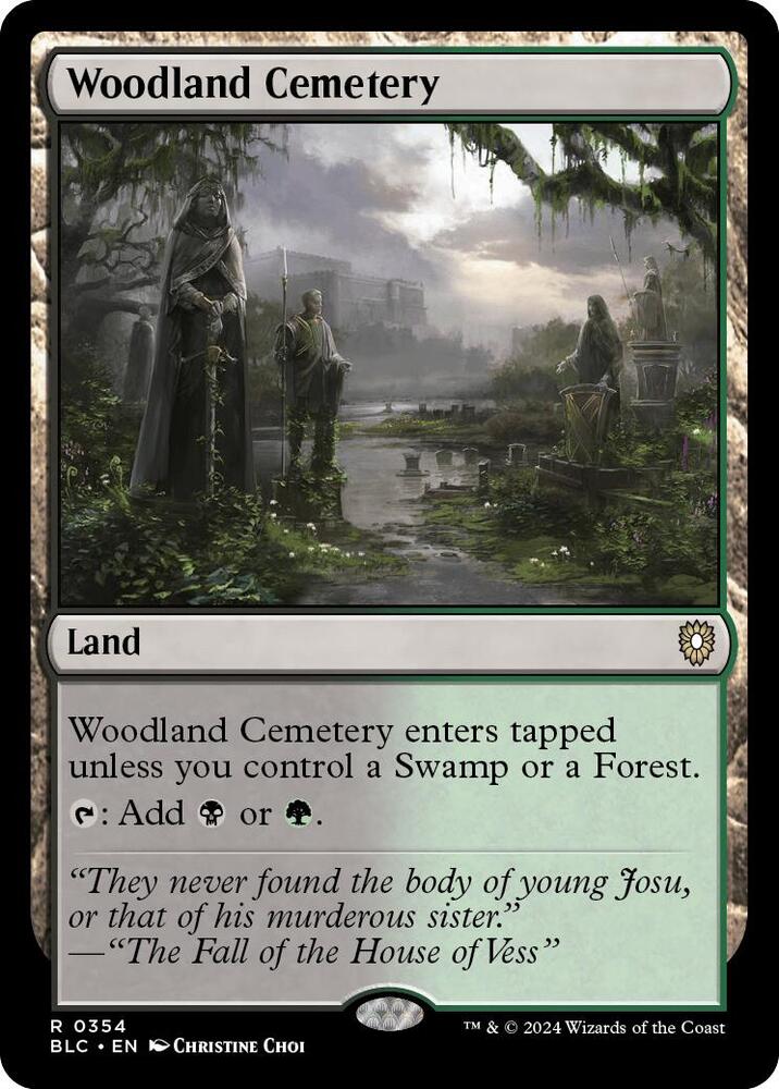 Woodland Cemetery card image