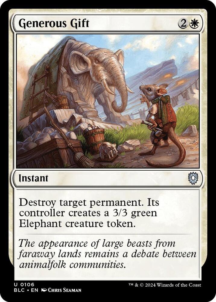 Generous Gift card image