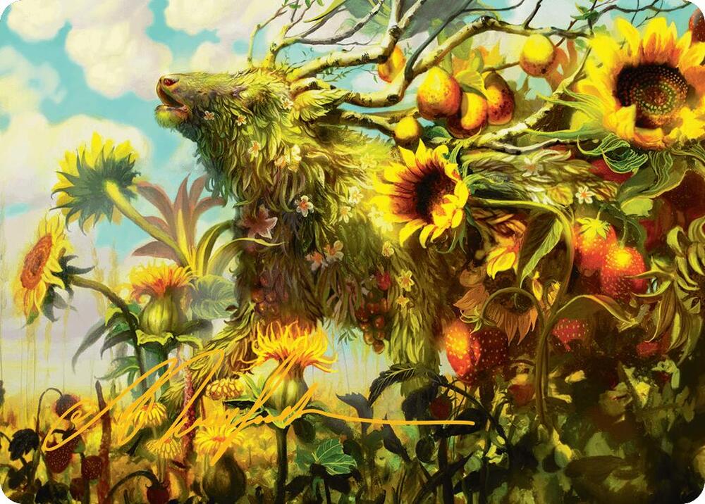 Beza, the Bounding Spring Art Card (Gold-Stamped Signature) card image