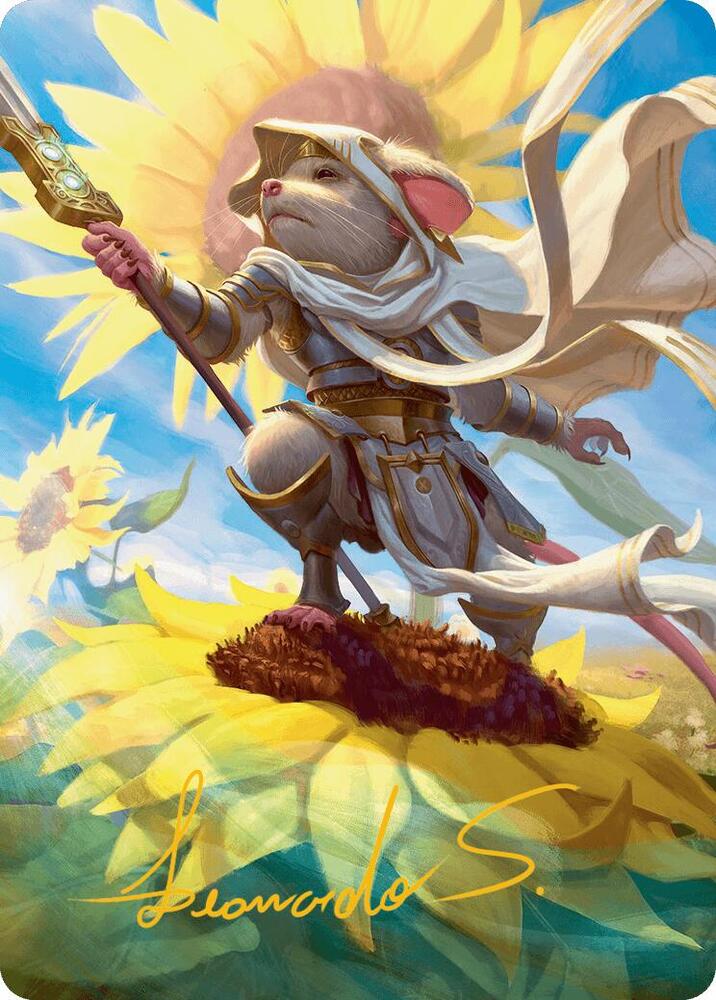 Elspeth, Sun's Champion Art Card (Gold-Stamped Signature) card image
