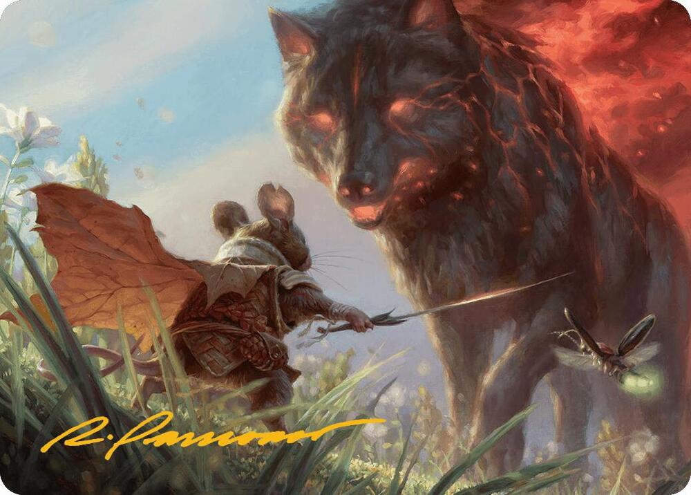 Repel Calamity Art Card (Gold-Stamped Signature) card image