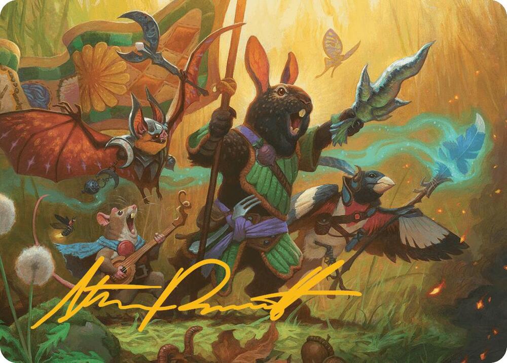 Valley Questcaller Art Card (Gold-Stamped Signature) card image
