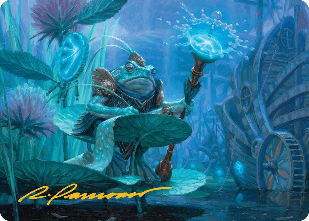 Dour Port-Mage Art Card (Gold-Stamped Signature) card image