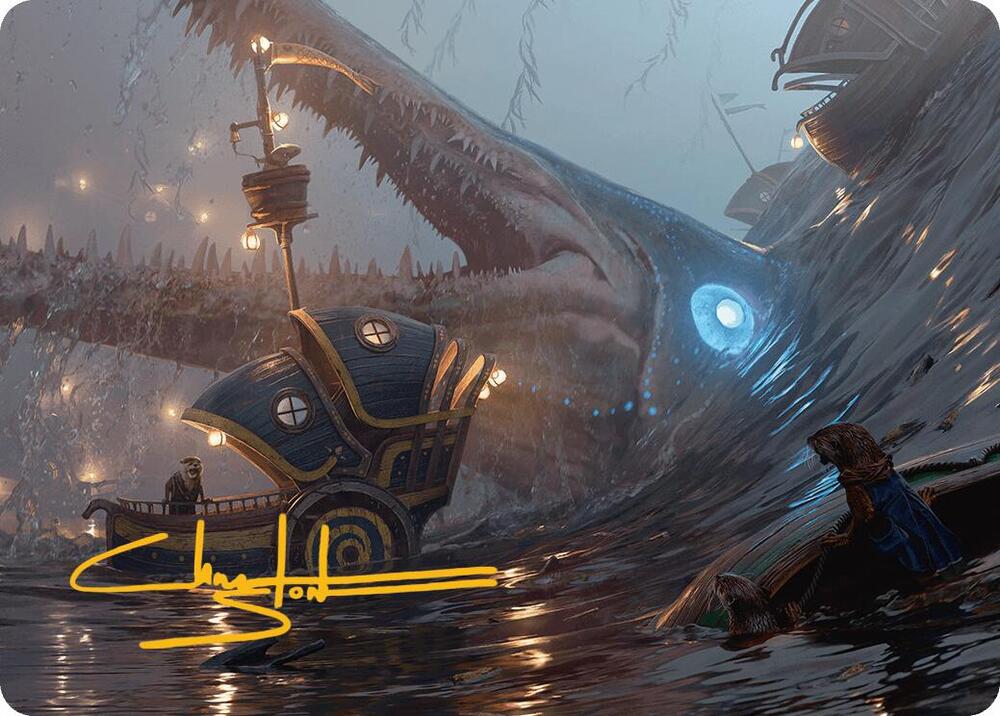 Eluge, the Shoreless Sea Art Card (Gold-Stamped Signature) card image