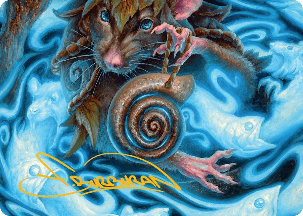 Mind Spiral Art Card (Gold-Stamped Signature) card image