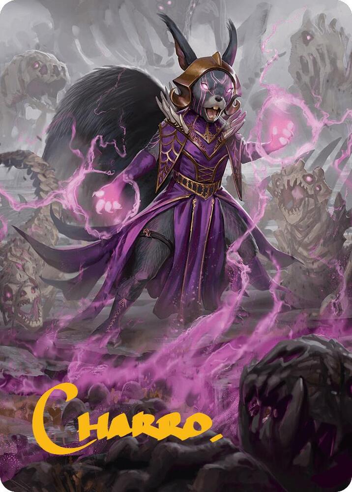 Liliana of the Dark Realms Art Card (Gold-Stamped Signature) card image