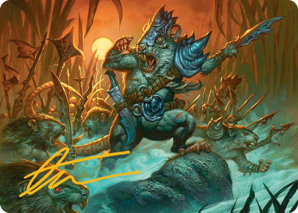 Persistent Marshstalker Art Card (Gold-Stamped Signature) card image